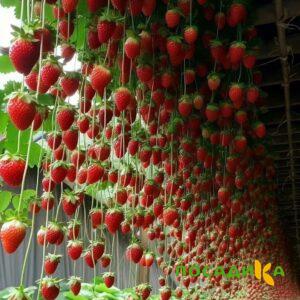 Клубника ампельная Анастасия купить по цене от 370р. в интернет-магазине «Посадика» с доставкой почтой в в Невельске и по всей России – [изображение №1].